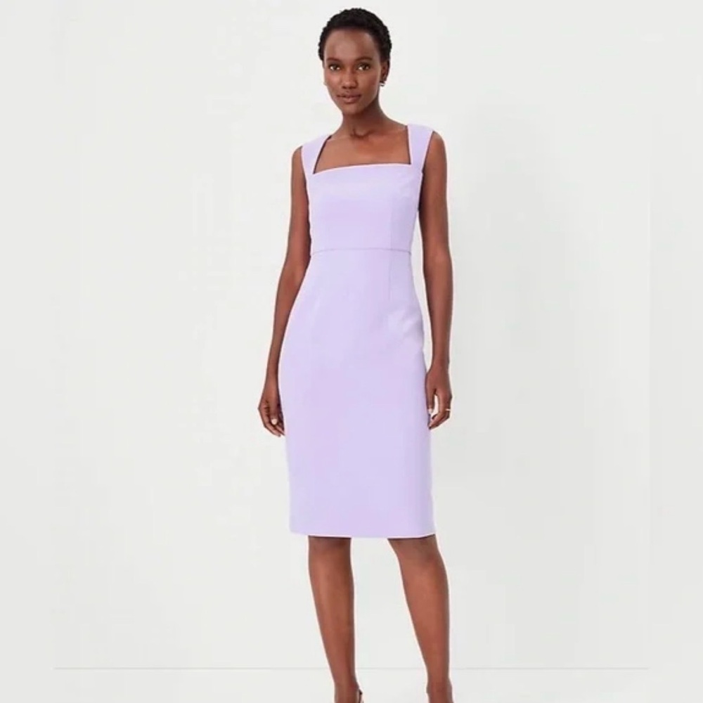 Ann Taylor Light Purple Mini Dress
